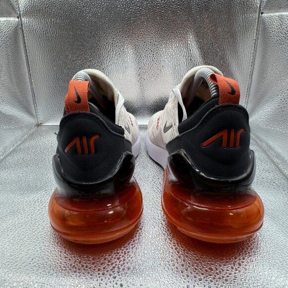 Size 8 Nike‎ Air Max 270 White Mantra Orange Womens Running Shoes DZ4439-100 - Picture 7 of 9